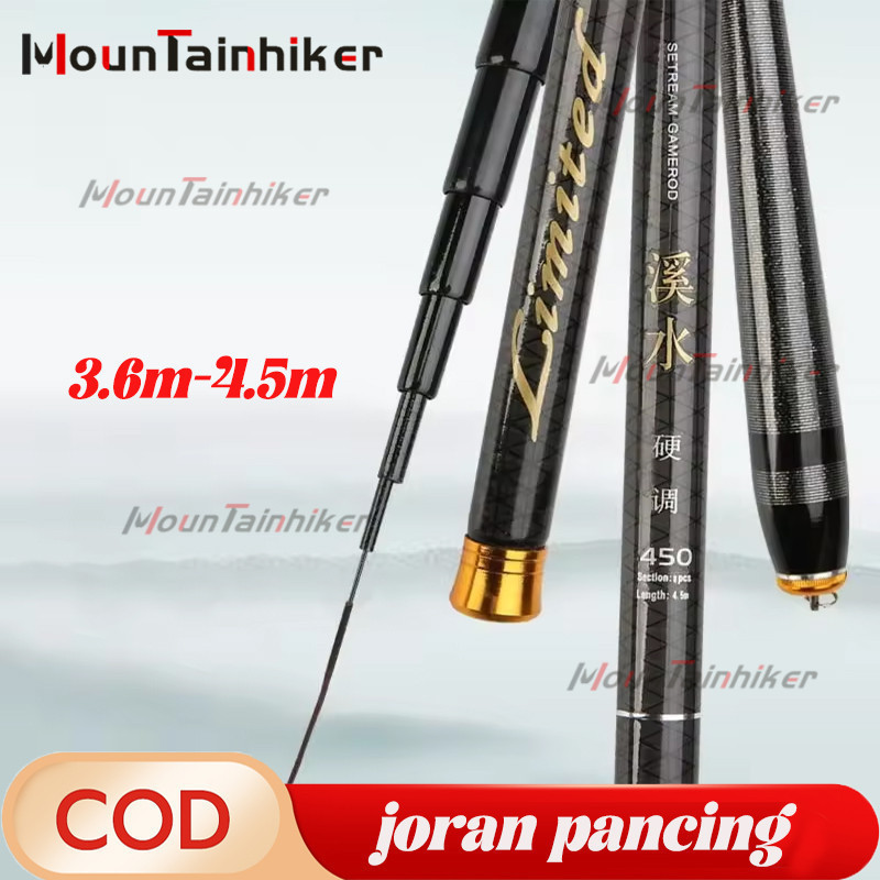 Joran Pancing  300CM - 720CM Tegek Ruas Pendek Material Carbon  Carbon Cocok Untuk Antena Surf Casti