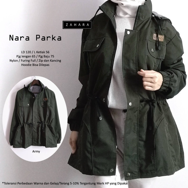 Outer Parka Polos Wanita• Nara Parka by Zahara