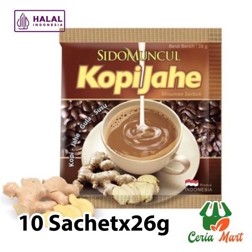 

Sidomuncul Kopi Jahe isi 10 Renceng Ginger Coffee