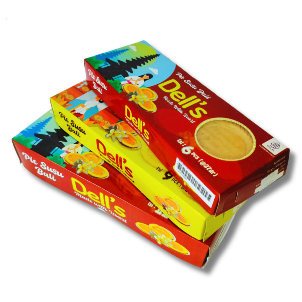 

Pie Susu Bali Manis Merk Dell's | Pie Susu Bali 1 Box isi 12 pcs