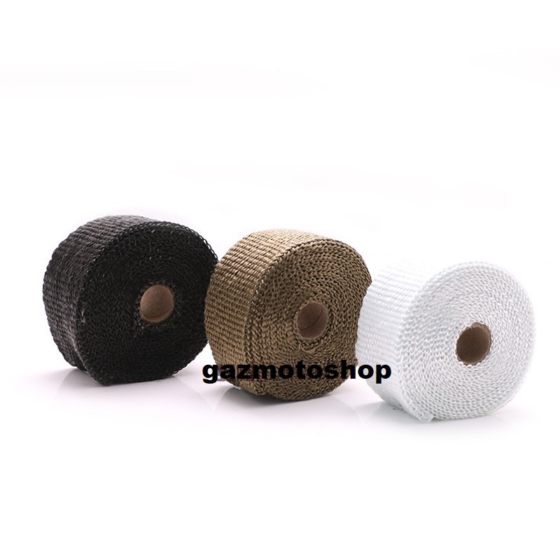 Exhaust Wrap Peredam Panas Knalpot 1 Meter Knalpot Mobil Dan Motor Exhaust Wrap Blebet Knalpot