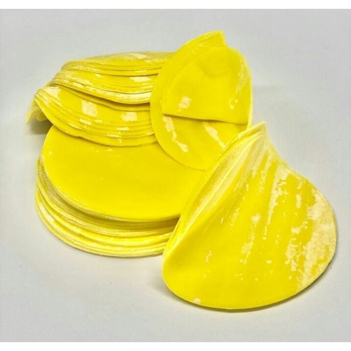 

Kulit Dimsum Warna Kuning Bulat Bogor 2R Isi 40