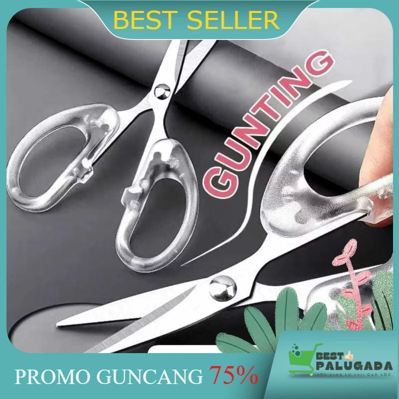 

TRANSPARANT GUNTING SIZE L 6x17 cm PROMO