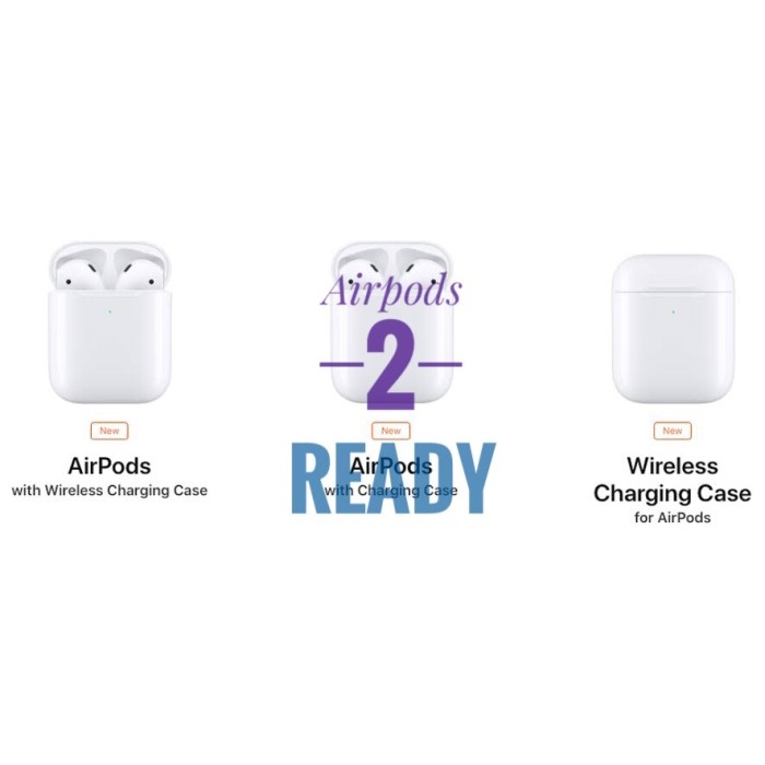[[Govava.id]] Airpods 2 with wireless charging case