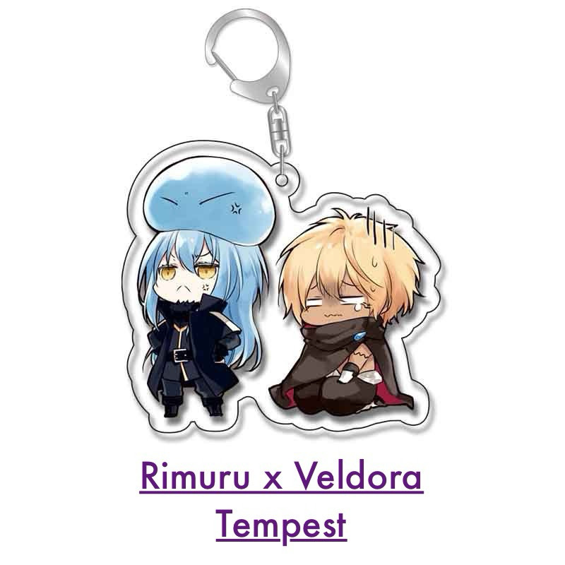 Gantungan Kunci Akrilik Rimuru x Veldora Tempest