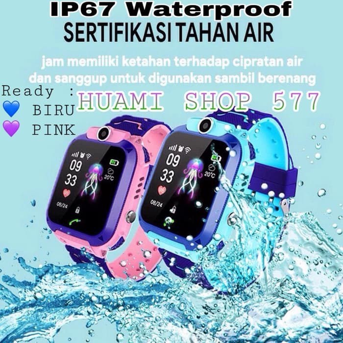 [[Kids Watch]] Jam Tangan Anak Q9 Waterproof Smart Watch Kids Z5 Gps Smartwatch Q12 - BLUE