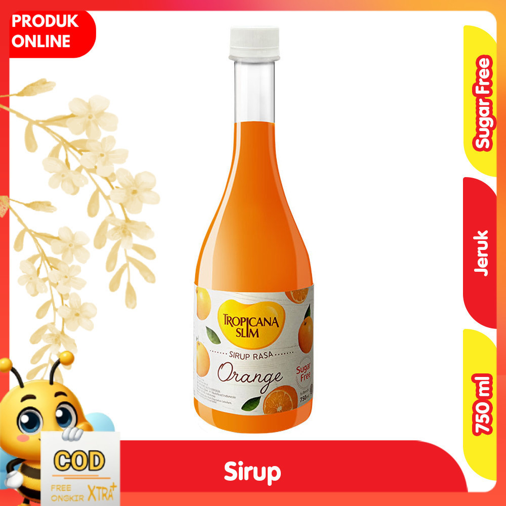 

Tropicana Slim Sirup Rasa Jeruk Botol 750 ml