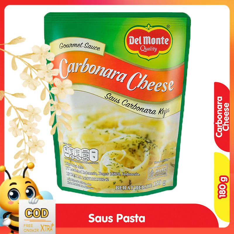 

Del Monte Saus Pasta Carbonara Keju 180 g