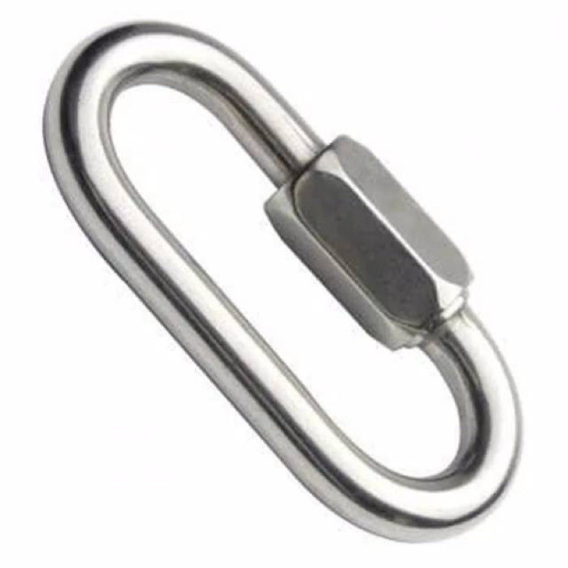 Mailon Rapid Mini Carabiner Oval Screw Karabiner stainless steel 6mm Carabiner Baja