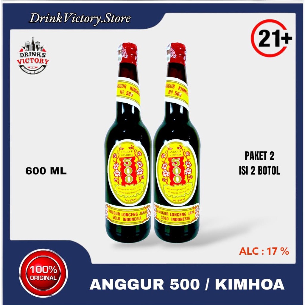 

Paket 2 Anggur 500 Kmhoa 600ML Lonceng Jaya ( Original & Resmi )