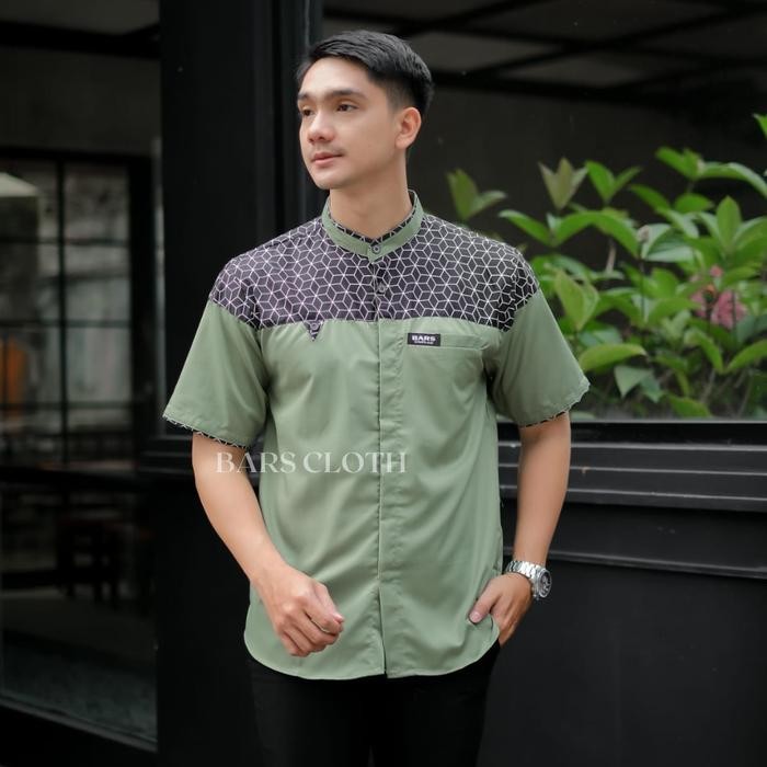 "R.V.Shop" - Baju Koko Kurta Couple Pasangan Ayah Dan Anak Laki Laki Model Terbaru Kombinasi Yaman L