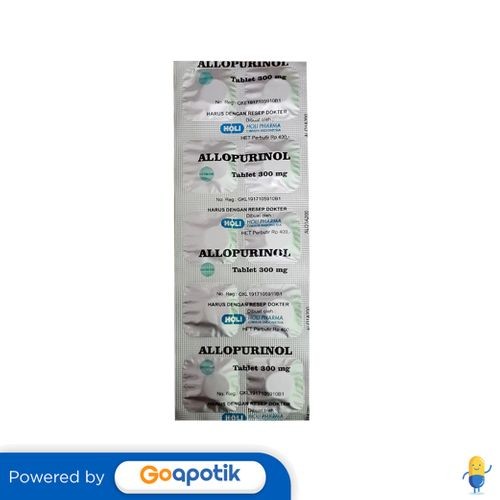 Allopurinol Holi 300 Mg Strip 10 Tablet