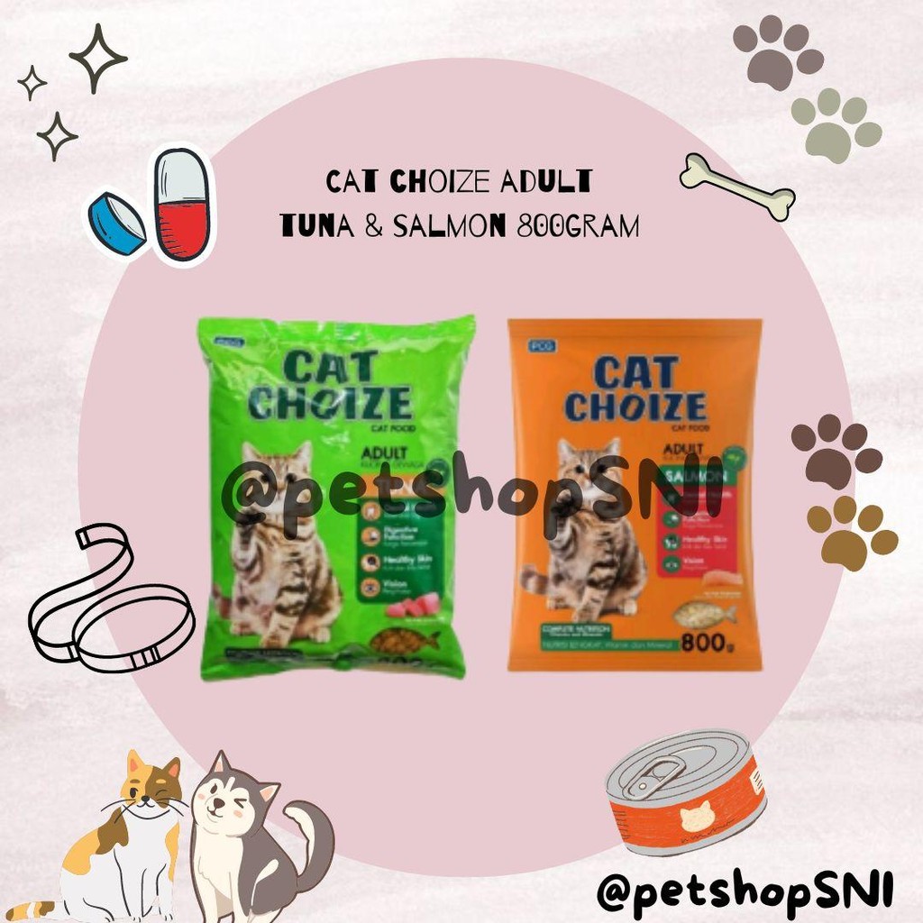 DAPET 2PACK X 800GRAM CAT CHOIZE 800 GRAM Makanan Kucing Cat Choize 800 gram freshpack