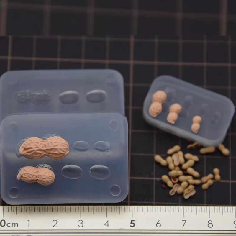 

Miniature Peanut silicone molds Pottery Ceramic Mini peanut shell DIY Tools