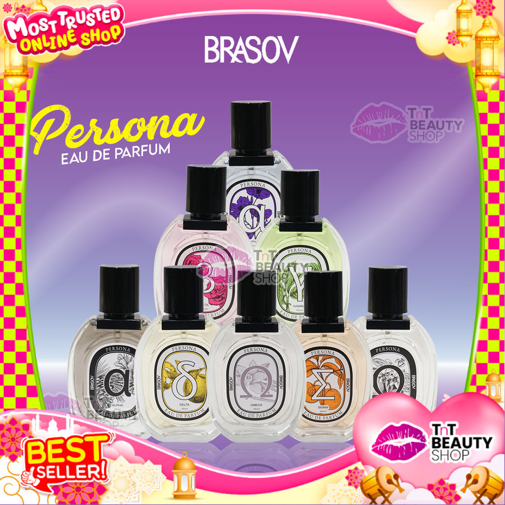 BRASOV Persona Parfum Halal BPOM 35 ML Eau De Parfum Fragrance Parfum Spray XX-CT-BR  | TnT Beauty S
