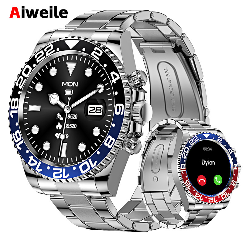 Luxury Smart Watch High-end Men's Smartwatch Color Collision Aiweile AW12 Replica Business Sports Wi