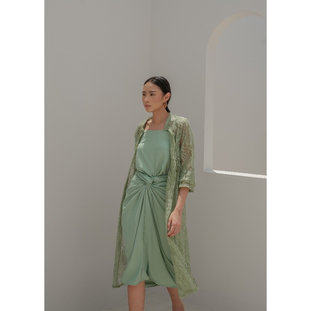 CEVORE - Yasmin Set - Setelan Rok Lilit - Setelan Lebaran - Setelan Brokat - Baju Pesta Wanita