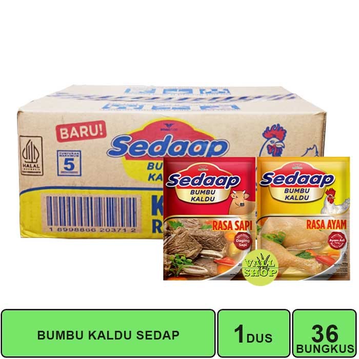 

1 DUS ISI 36 PACK SEDAAP BUMBU KALDU 100 GRAM