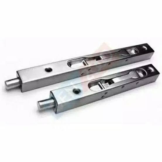 AM90- Grendel tanam dekson stainless steel 12"+8" / Flush bolt pintu kayu