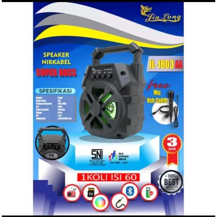 <KSE> SPEAKER LINGLONG JL 1803 BLUETOOTH