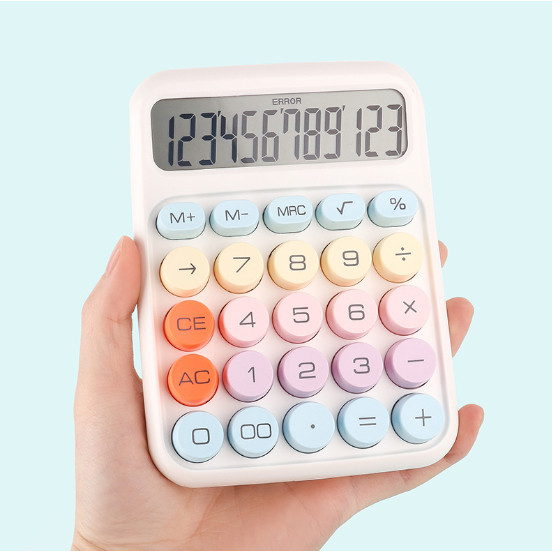 

Kalkulator Lucu Korea Warna Warni Stationary Kantor Dopamine Mini Permen 12 Digit