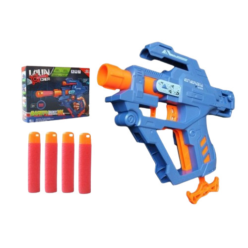 Mainan Anak ENERGY GUN F-200 Soft Bullet 4 Gun Soft Gun Tembakan Busa