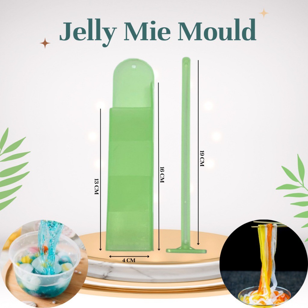 TEBAL Cetakan Jelly Mie Cetakan Agar Agar Jelly Cetakan Mie Plastik Jelly Noodle Jelly Maker Cetakan