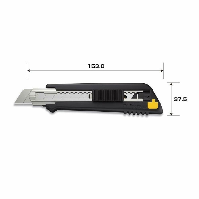 

Olfa Pisau Cuter 18mm Magazine Auto Lock Cutter MZ-AL 168B