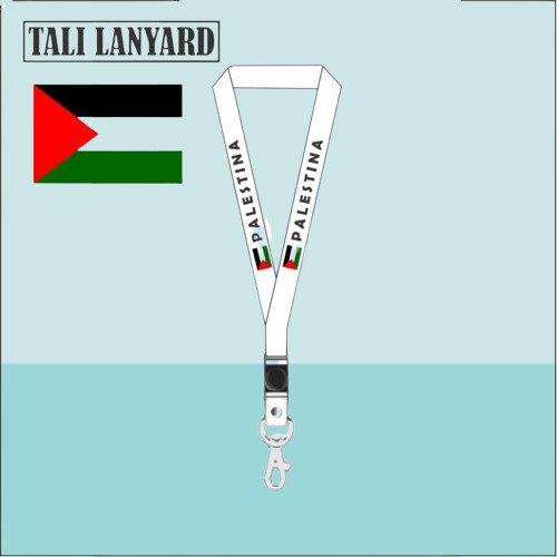 

TALI LANYARD FREE PALESTINE FLAG OF PALESTINE - TALI ID CARD LOGO BENDERA FREE PALESTINE GANTUNGAN KUNCI GANTUNGAN FLASHDISK GANTUNGAN NAMETAG TALI LANYARD BEST SELLER COD