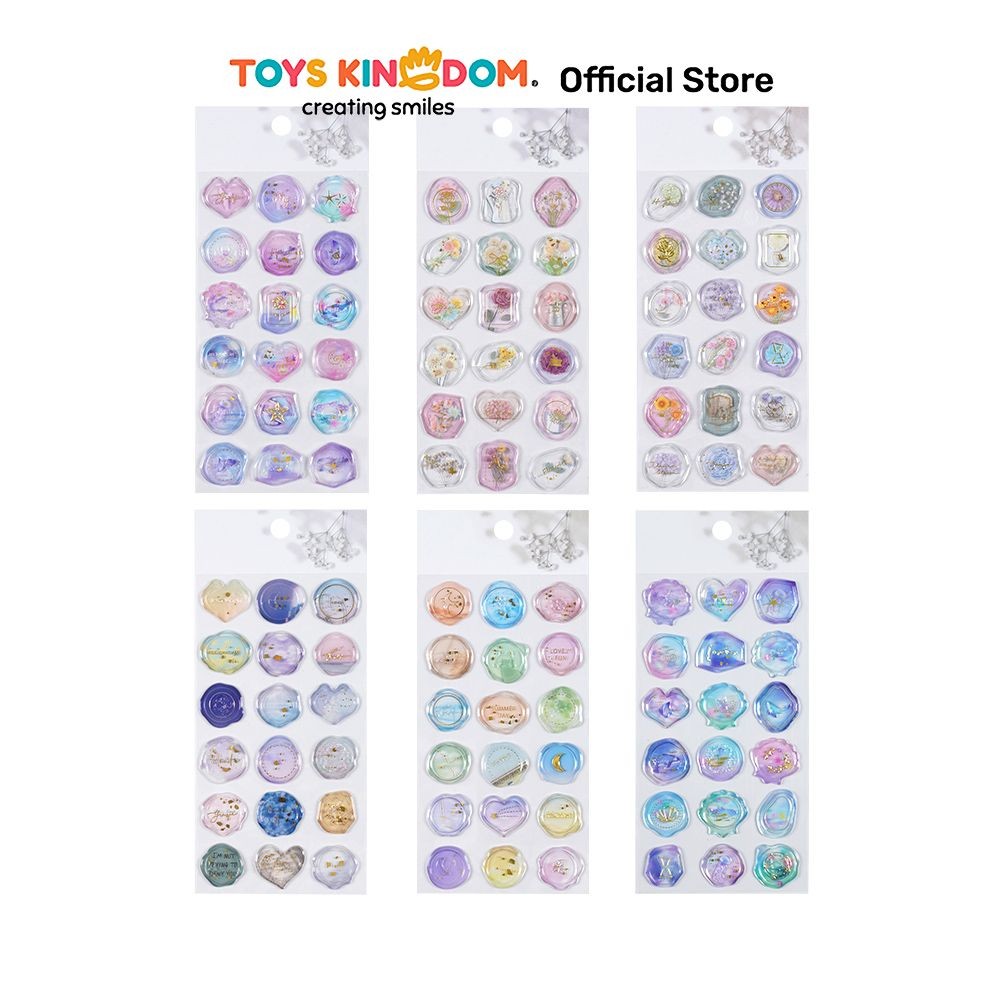 

Toys Kingdom Kiddy Fun Stiker Book Series Random Stiker Dekoratif Lucu Cute Stickers Deco Sticker Pack Journal Book
