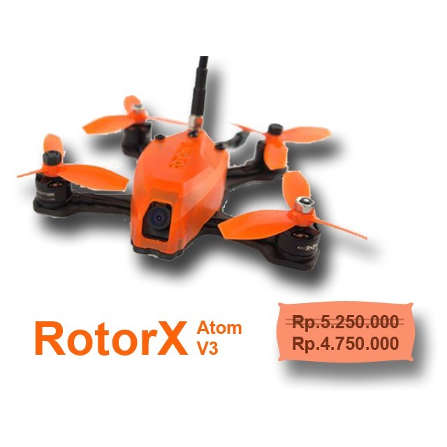 DIKARAA RotorX Atom V3 Pro - ARF (Multirotor, Quadcopter, Drone, RC)