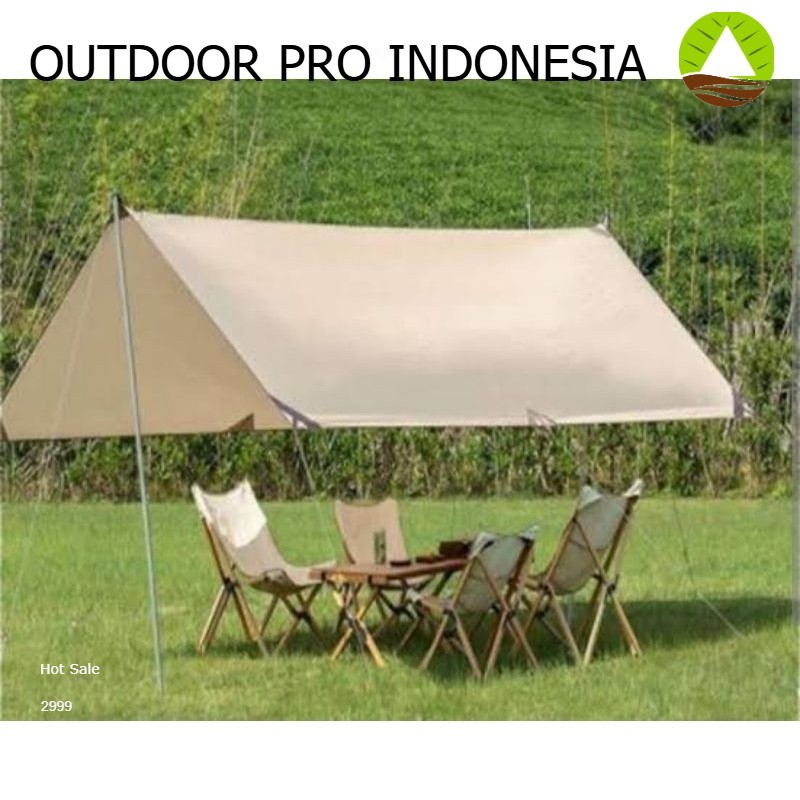 FLYSHEET TENDA 4X6 METER CAMPING WATERPROOF 3x4/3x3/3x2 METER/ FLYSET OUTDOOR / FLYSET ULTRALIGHT / 