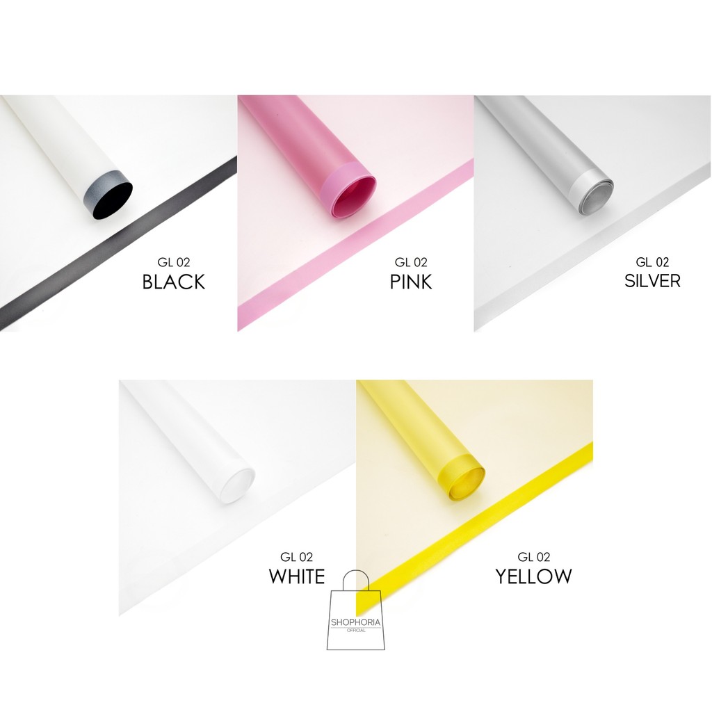 

Flower Bouquet Wrapping Paper Cellophane Kertas Plastik Pembungkus Bunga Buket Waterproof Geometri GL 02 Series