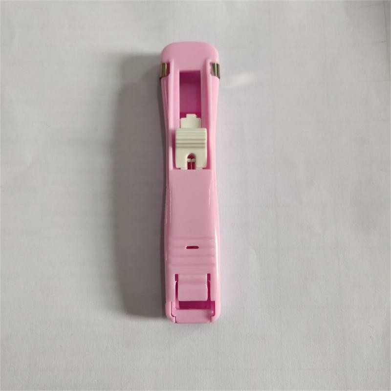 

Backup Clamping File Folder Transparent Pusher Supplement Clamping Paper Pusher Set Fast Clam Clip Dispenser Hand Clamp Stapler