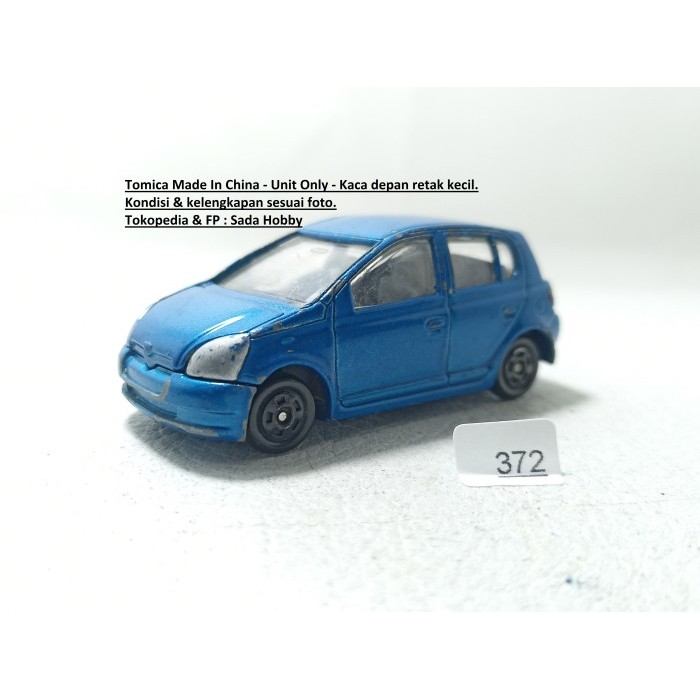 Tomica No 110 Toyota Vitz Yaris Biru JUNK