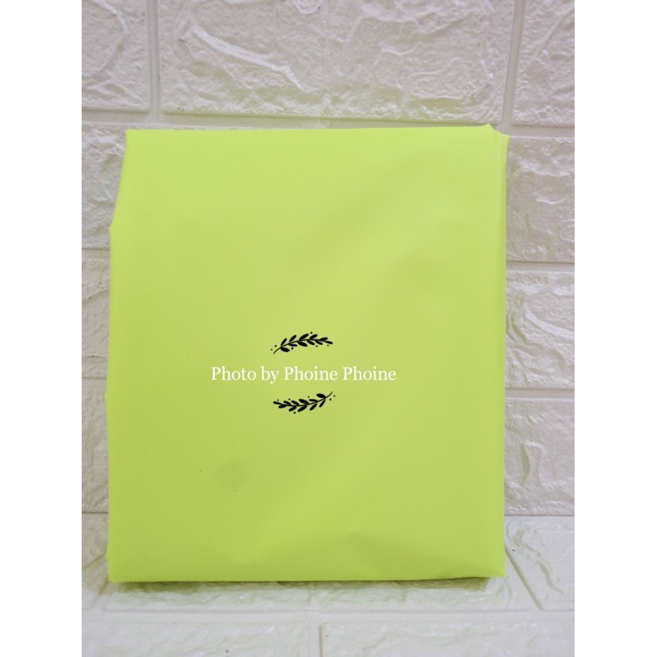 "D.LTA" - READY STOCK PER ROLL Kain Parasut Taffeta Import Waterproof 210T BANYAK WARNA - Hijau Stab