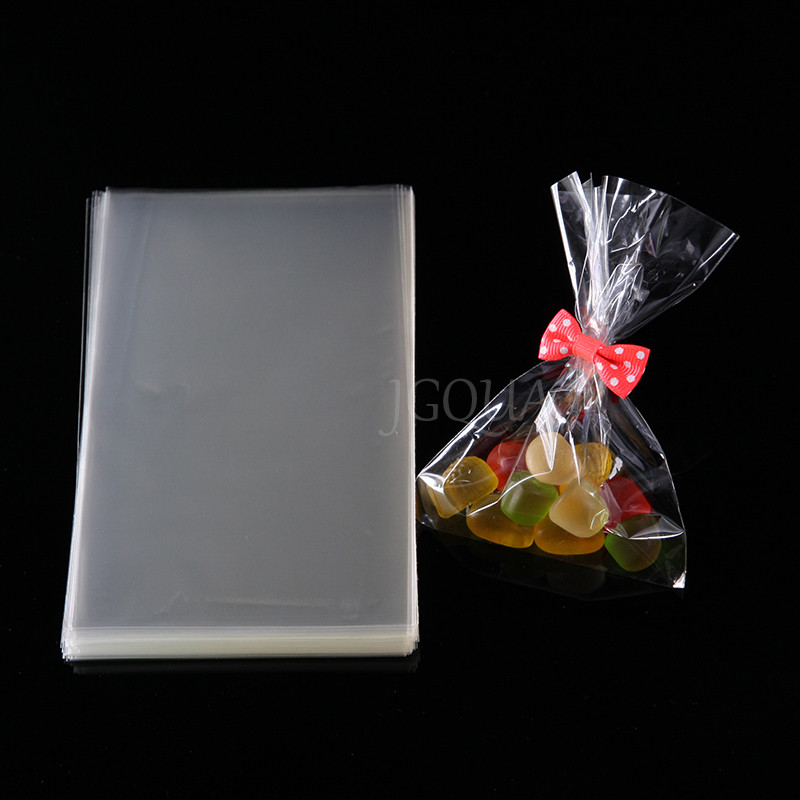 

Thick Clear Flat Open Top OPP Plastic Bags For Candy Cookie Lollipop Wedding Party Gift Bag Packaging Card Packing DIY Christmas