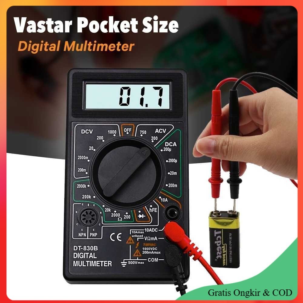 

Vastar Pocket Size Digital Multimeter - DT830B