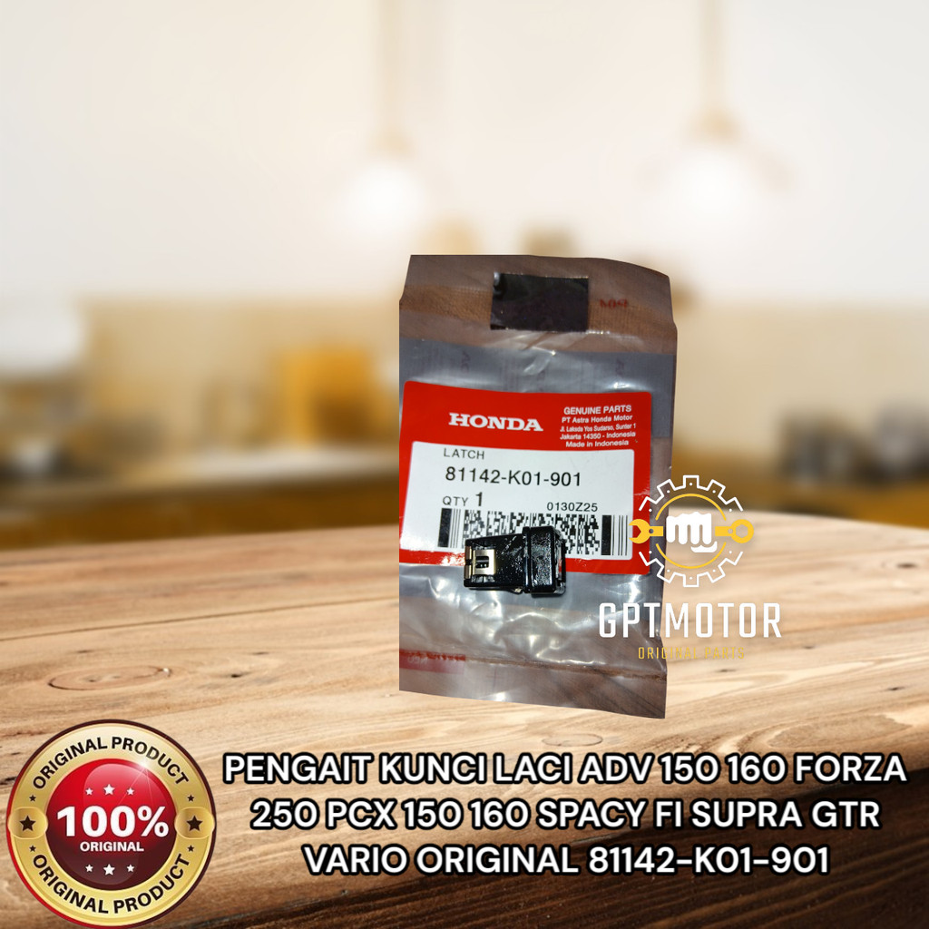 PENGAIT KUNCI LACI ADV 150 160 FORZA 250 PCX 150 160 SPACY FI SUPRA GTR VARIO ORIGINAL 81142-K01-901