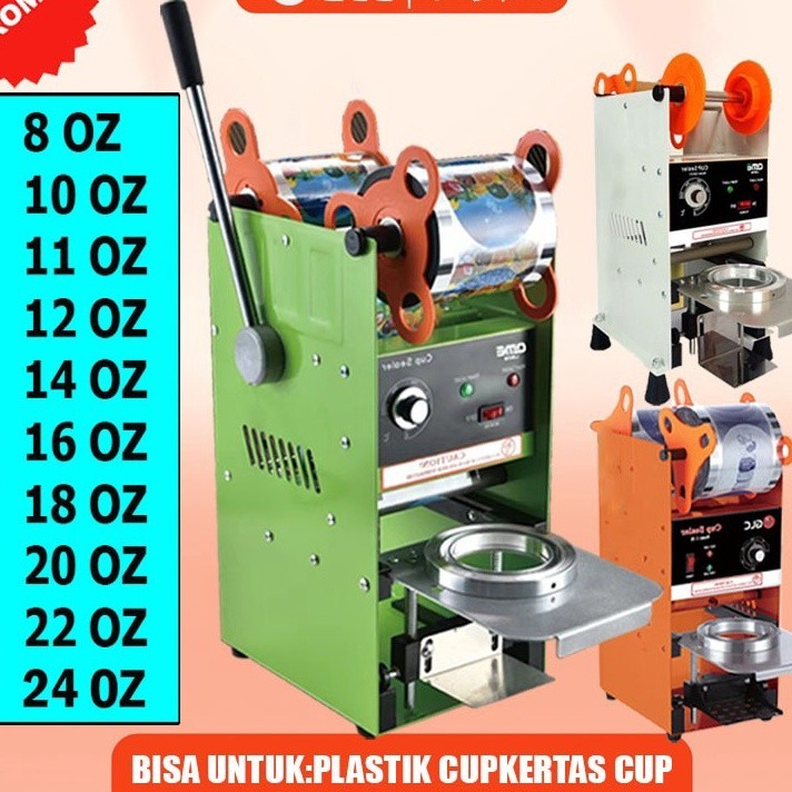 Putih  Terjamin QME Mesin Cup Sealer Mesin Press Gelas Plastik bisa Sealing Machine Alat penutup min
