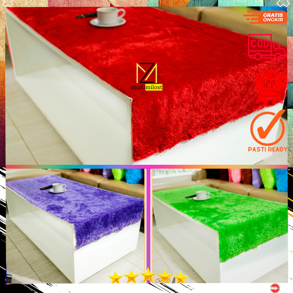 kain Bulu Rasfur 50x150cm / kain  premium / kain bulu tebal/ alas foto / dashboard mobil