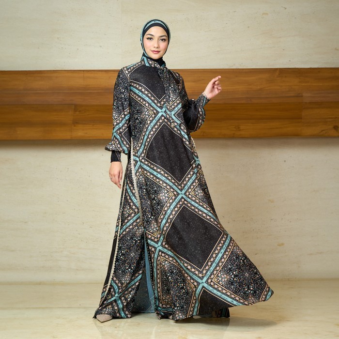 Dress Muslim Mandjha Ivan Gunawan - Aloyna Dress | Abaya gamis - S