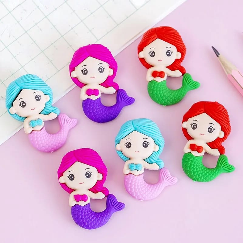 

Penghapus Karakter Mermaid Lucu Penghapus Pensil Karakter Lucu