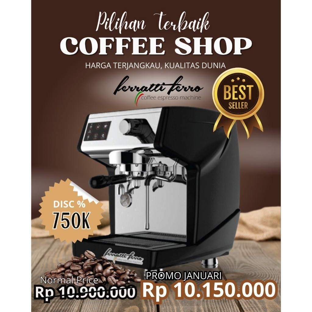 PROMO_SPSIAL Coffee Maker Machine FCM3200B / Mesin Kopi Ferratti Ferro FCM-3200B