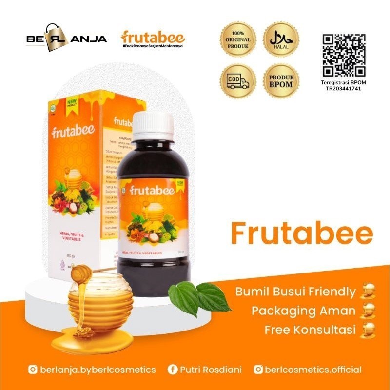

MADU FRUTABEE (IMUN BOOSTER DAN PENAMBAH NAFSU MAKAN) Frutabee | Madu Herbal Anak | Madu Herbal Dewasa | Multivitamin | Menambah Nafsu Makan | Tingkatkan Daya Imuhn Tubuh kesehatan