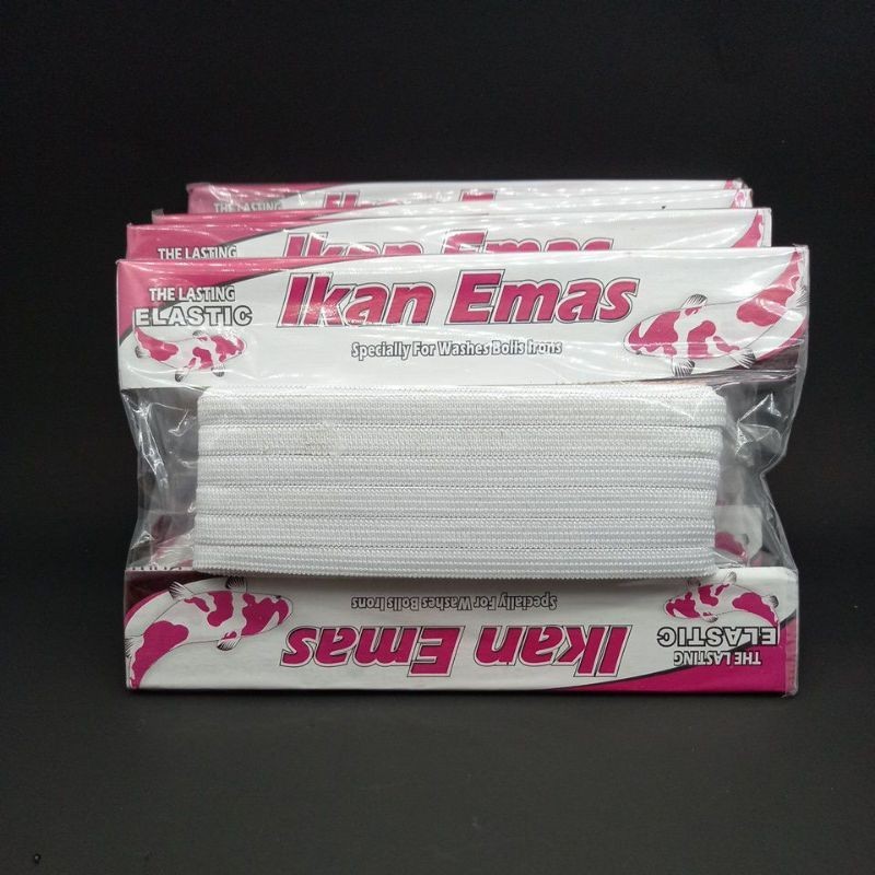 ELASTIS Tali Karet/Elastis/Kolor Celana/Tali Celana/Elastic Tali Masker/Perlengkapan Menjahit