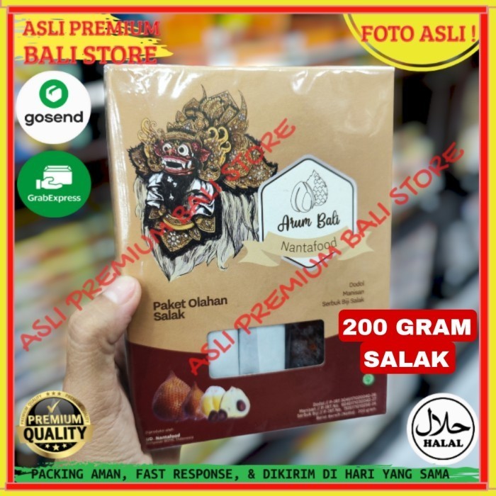 

OLEH OLEH MINUMAN KHAS ASLI ORI ORIGINAL BALI SERBUK SALAK 200 GRAM GR