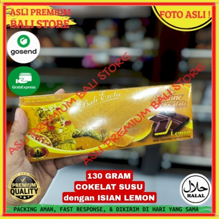 

OLEH OLEH MAKANAN CEMILAN CAMILAN SNACK KULINER KHAS ASLI ORI ORIGINAL BALI COKELAT COKLAT SUSU LEMON