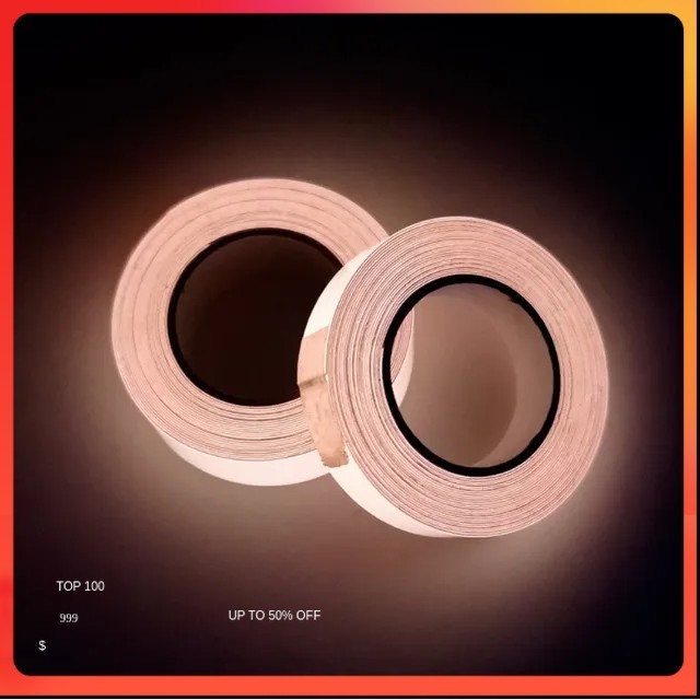 

Lakban Glow in the Dark Luminous Tape Decoration 10M 15mm - HY6 - Pink