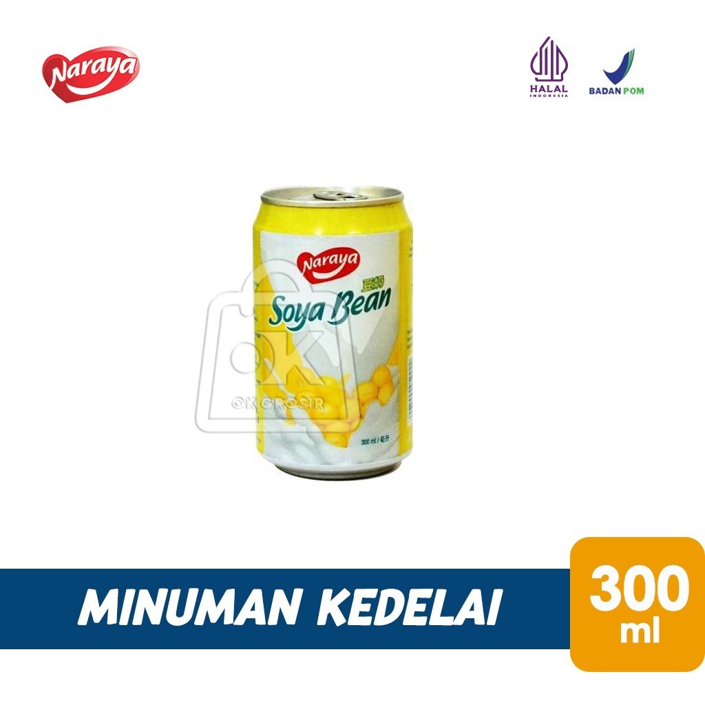 

Sari Kedelai Minuman Naraya Soya Bean (Kaleng 300ml)